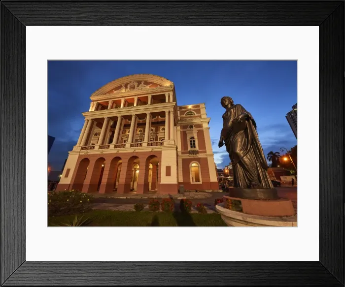 Framed Print : Teatro Amazonas in Manaus, Brazil, South America Framed Print : Teatro Amazonas in Manaus, Brazil, South America