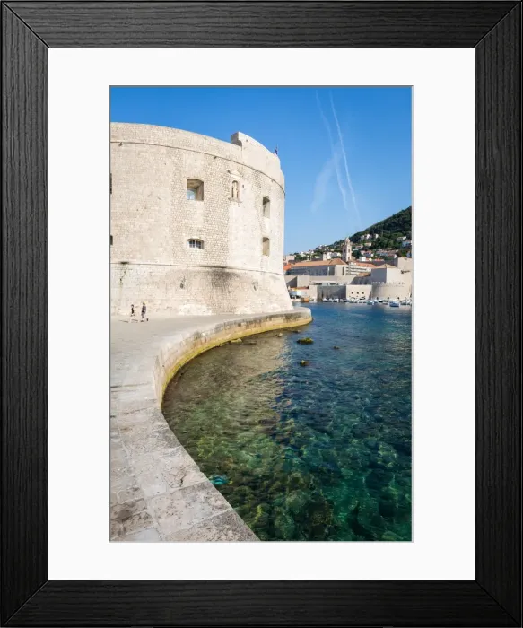 Framed Print : Fort St. Ivana, Dubrovnik, Croatia, Europe Framed Print : Fort St. Ivana, Dubrovnik, Croatia, Europe