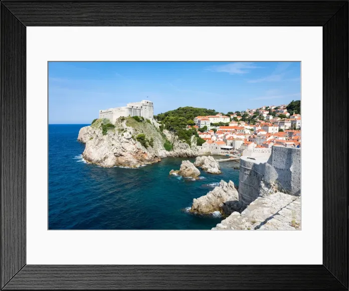 Framed Print : The historical fortress of Lovrijenac, Dubrovnik, Croatia, Europe Framed Print : The historical fortress of Lovrijenac, Dubrovnik, Croatia, Europe
