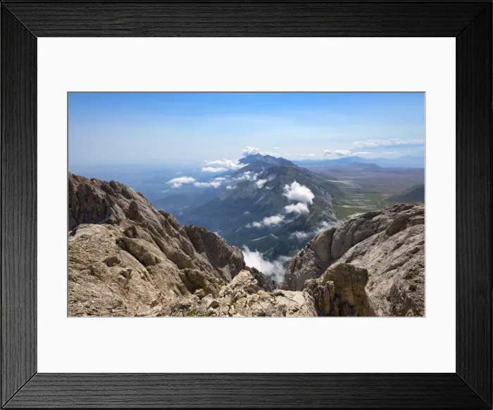 Framed Print : Panorama from the summit of Corno Grande peak, Gran Sasso e Monti della Laga National Park Framed Print : Panorama from the summit of Corno Grande peak, Gran Sasso e Monti della Laga National Park