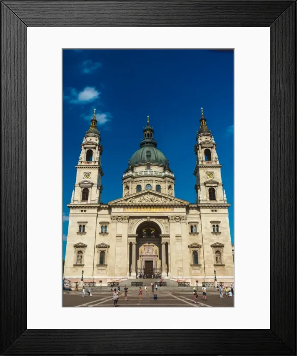Framed Print : Facade of St. Stephens Basilica, Budapest, Hungary, Europe Framed Print : Facade of St. Stephens Basilica, Budapest, Hungary, Europe