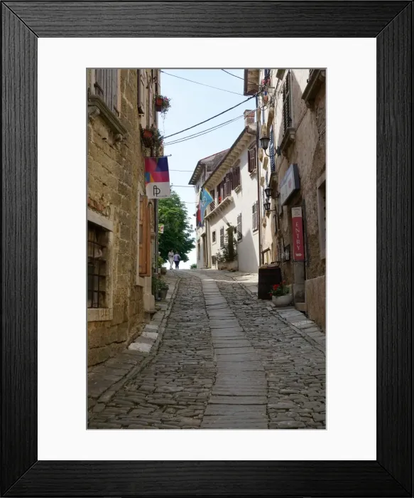 Framed Print : Hill village of Groznjan, Istra Peninsula, Croatia, Europe Framed Print : Hill village of Groznjan, Istra Peninsula, Croatia, Europe