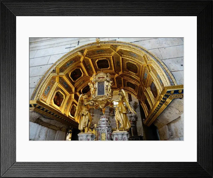 Framed Print : Church interior inside the Diocletians Palace, Split, Croatia, Europe Framed Print : Church interior inside the Diocletians Palace, Split, Croatia, Europe
