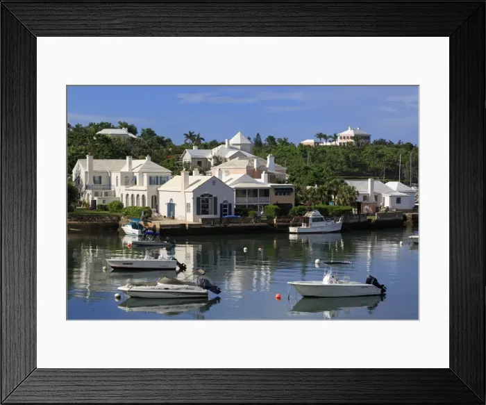 Framed Print : Architecture in Paget Parish, Bermuda, Atlantic, Central America Framed Print : Architecture in Paget Parish, Bermuda, Atlantic, Central America