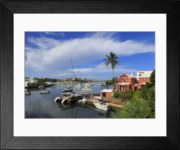 Framed Print : Harbour, Hamilton City, Pembroke Parish, Bermuda, Atlantic, Central America Framed Print : Harbour, Hamilton City, Pembroke Parish, Bermuda, Atlantic, Central America
