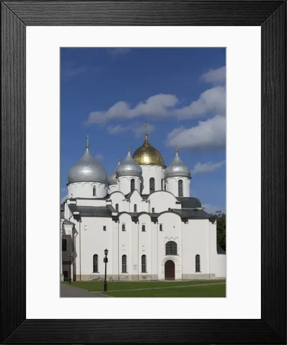 Framed Print : St. Sophia Cathedral, Kremlin, UNESCO World Heritage Site, Veliky Novgorod, Novgorod Oblast Framed Print : St. Sophia Cathedral, Kremlin, UNESCO World Heritage Site, Veliky Novgorod, Novgorod Oblast