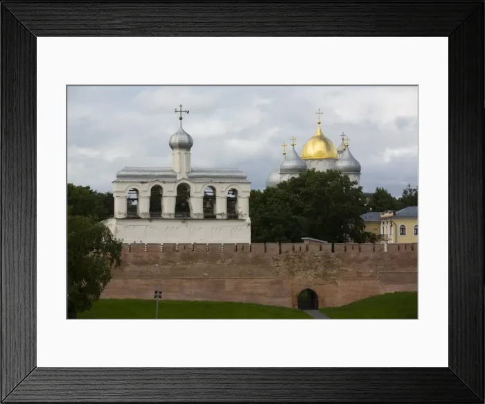 Framed Print : St. Sophia Cathedral and Bell Tower, Kremlin, UNESCO World Heritage Site, Veliky Novgorod Framed Print : St. Sophia Cathedral and Bell Tower, Kremlin, UNESCO World Heritage Site, Veliky Novgorod