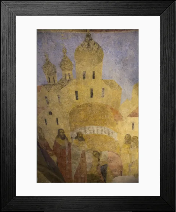 Framed Print : Fresco paintings, Archbishops Palace, UNESCO World Heritage Site, Kremlin, Veliky Novgorod Framed Print : Fresco paintings, Archbishops Palace, UNESCO World Heritage Site, Kremlin, Veliky Novgorod