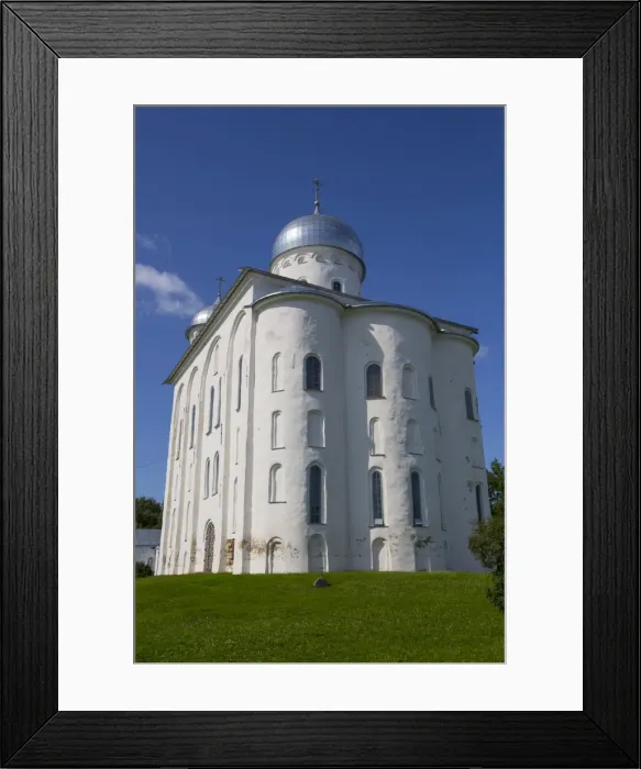 Framed Print : St. George Cathedral, Yuriev Monastery, UNESCO World Heritage Site, Veliky Novgorod Framed Print : St. George Cathedral, Yuriev Monastery, UNESCO World Heritage Site, Veliky Novgorod
