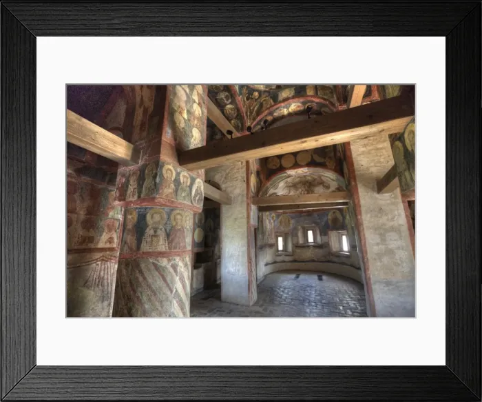 Framed Print : Frescoes, Cathedral of the Nativity, Zverin Monastery, UNESCO World Heritage Site Framed Print : Frescoes, Cathedral of the Nativity, Zverin Monastery, UNESCO World Heritage Site