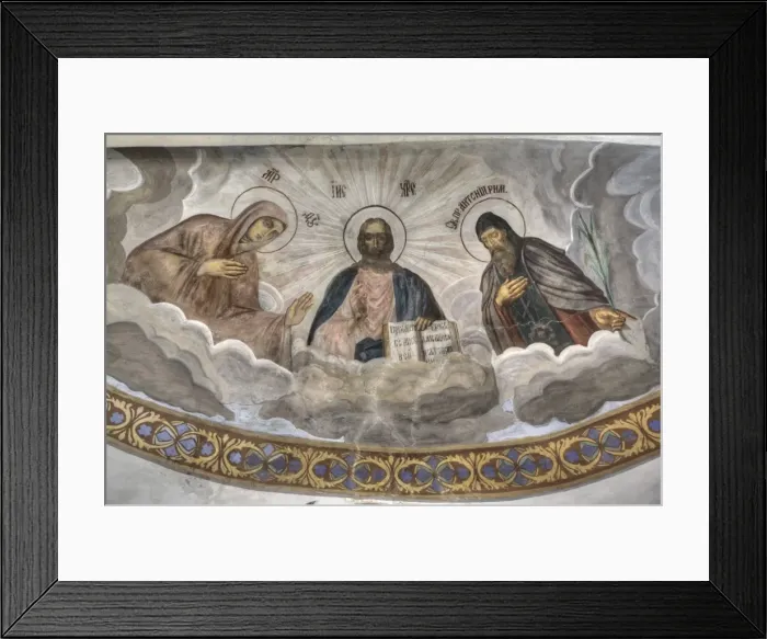 Framed Print : Frescoes, Cathedral, St. Anthony Monastery, UNESCO World Heritage Site, Veliky Novgorod Framed Print : Frescoes, Cathedral, St. Anthony Monastery, UNESCO World Heritage Site, Veliky Novgorod
