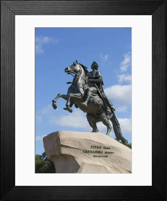 Framed Print : The Bronze Horseman Monument, UNESCO World Heritage Site, St. Petersburg, Russia, Europe Framed Print : The Bronze Horseman Monument, UNESCO World Heritage Site, St. Petersburg, Russia, Europe