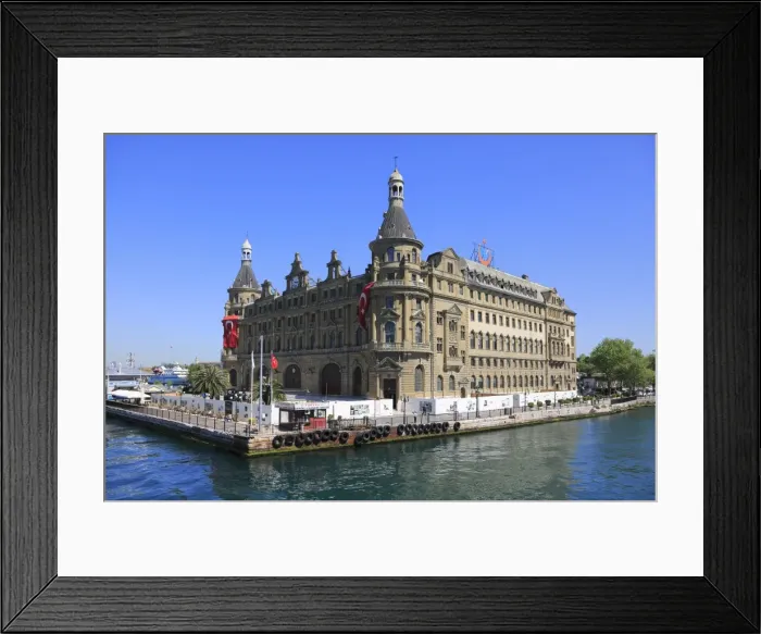 Framed Print : Historic Haydarpasa Railway Station, Neo-Renaissance architecture, Kadikoy, Asian Side Framed Print : Historic Haydarpasa Railway Station, Neo-Renaissance architecture, Kadikoy, Asian Side