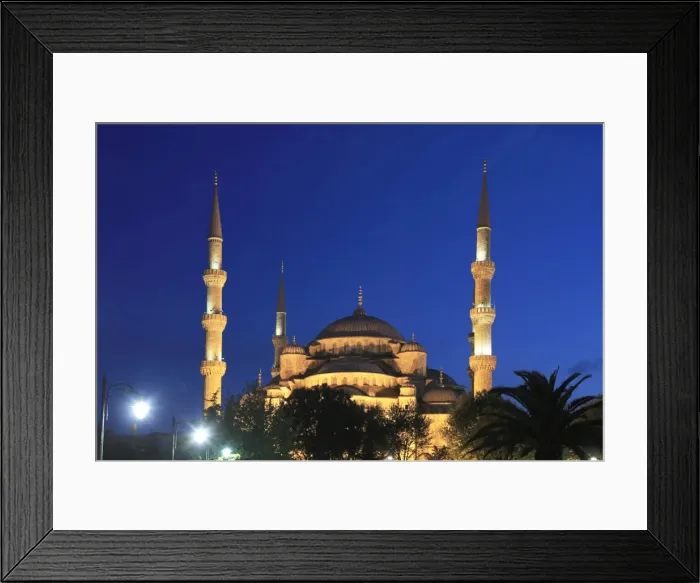 Framed Print : Blue Mosque at night (Sultan Ahmed Mosque) (Sultan Ahmet Mosque) (Sultanahmet Camii) Framed Print : Blue Mosque at night (Sultan Ahmed Mosque) (Sultan Ahmet Mosque) (Sultanahmet Camii)
