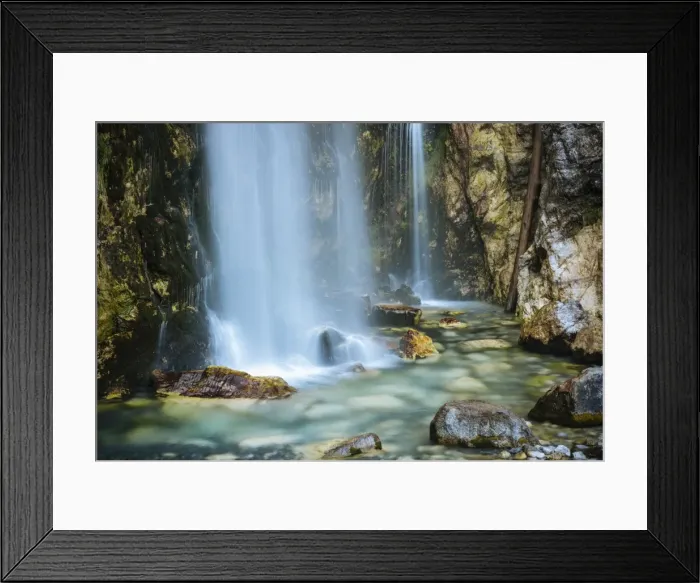 Framed Print : Theth Waterfall, Theth, The Accursed Mountains, Albania, Europe Framed Print : Theth Waterfall, Theth, The Accursed Mountains, Albania, Europe