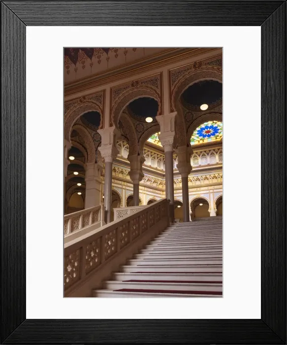 Framed Print : Interior of Vijecnica (City Hall), Old Town, Sarajevo, Bosnia and Hercegovina, Europe Framed Print : Interior of Vijecnica (City Hall), Old Town, Sarajevo, Bosnia and Hercegovina, Europe