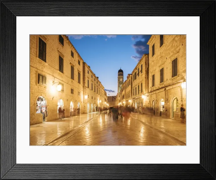 Framed Print : Stradun, Old Town, UNESCO World Heritage Site, Dubrovnik, Croatia, Europe Framed Print : Stradun, Old Town, UNESCO World Heritage Site, Dubrovnik, Croatia, Europe
