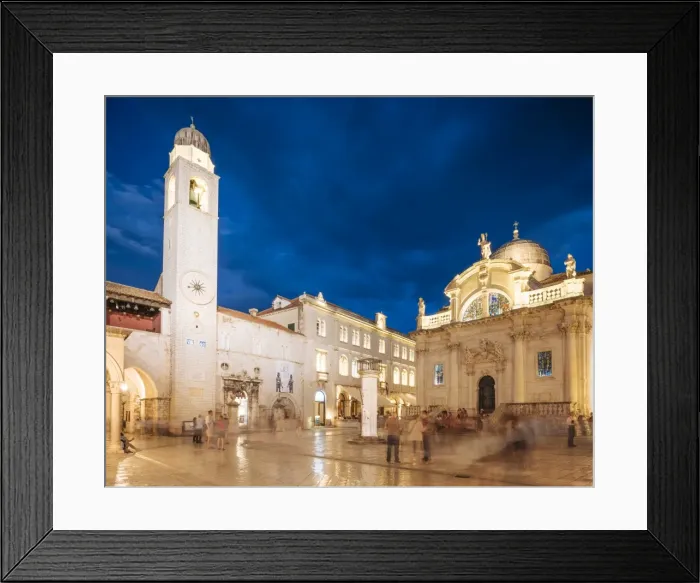 Framed Print : Old Town, UNESCO World Heritage Site, Dubrovnik, Croatia, Europe Framed Print : Old Town, UNESCO World Heritage Site, Dubrovnik, Croatia, Europe