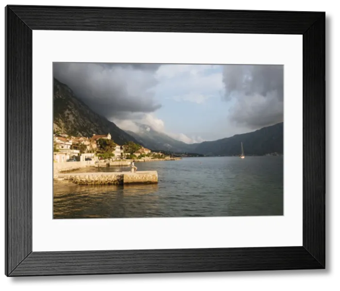 Framed Print : Dobrota, Bay of Kotor, UNESCO World Heritage Site, Montenegro, Europe Framed Print : Dobrota, Bay of Kotor, UNESCO World Heritage Site, Montenegro, Europe