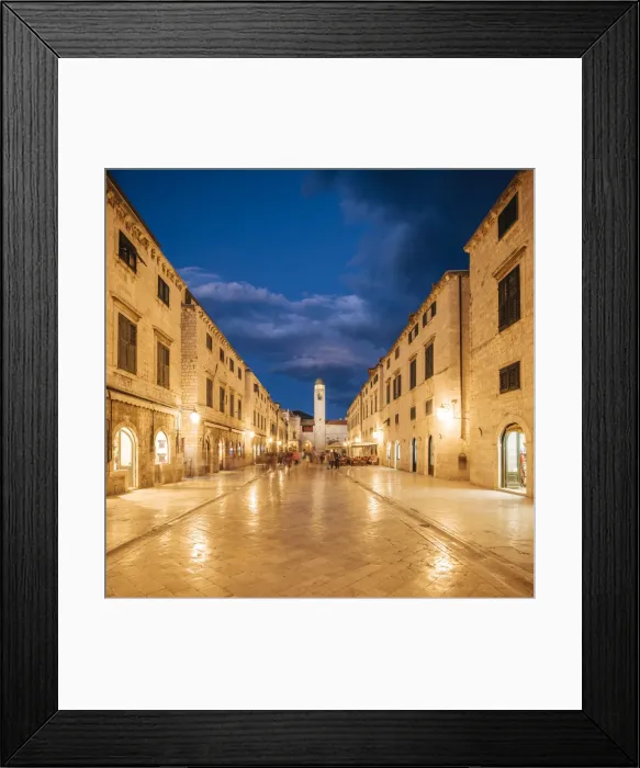 Framed Print : Stradun, Old Town, UNESCO World Heritage Site, Dubrovnik, Croatia, Europe Framed Print : Stradun, Old Town, UNESCO World Heritage Site, Dubrovnik, Croatia, Europe
