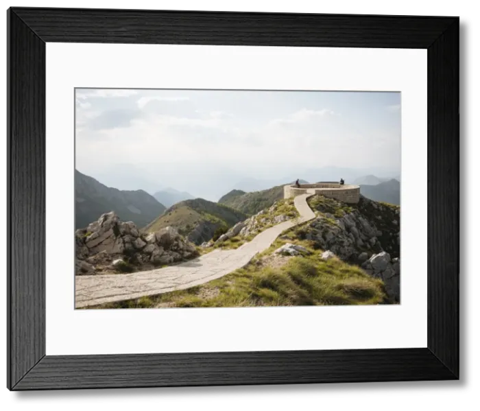 Framed Print : View from Njegos Mausoleum, Lovcen National Park, Montenegro, Europe Framed Print : View from Njegos Mausoleum, Lovcen National Park, Montenegro, Europe