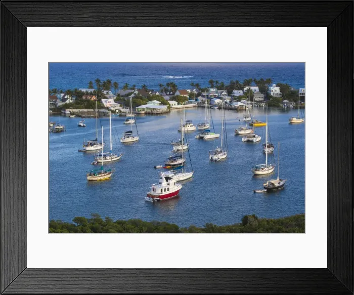 Framed Print : Harbour, Hope Town, Elbow Cay, Abaco Islands, Bahamas, West Indies, Central America Framed Print : Harbour, Hope Town, Elbow Cay, Abaco Islands, Bahamas, West Indies, Central America