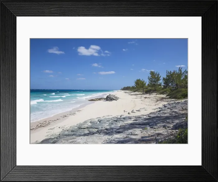 Framed Print : Beach near Nippers Bar, Great Guana Cay, Abaco Islands, Bahamas, West Indies, Central