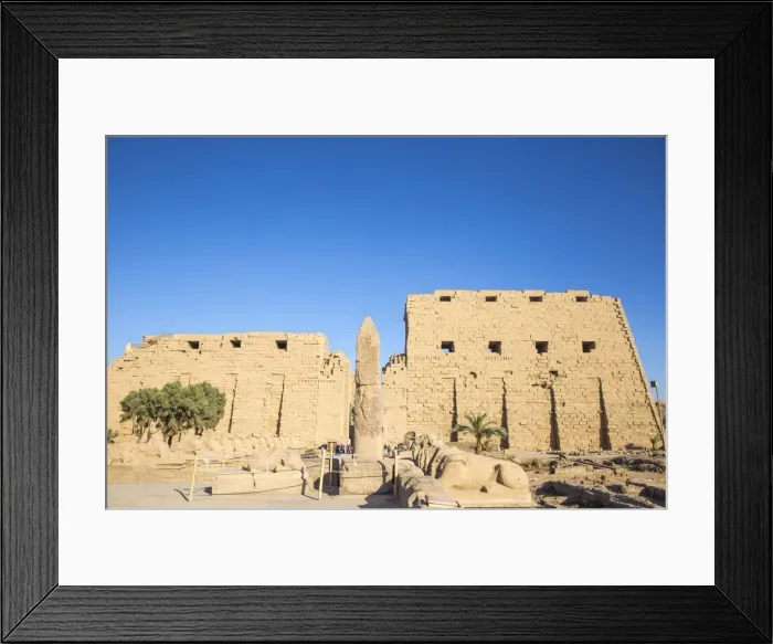 Framed Print : Avenue of Sphinxes, Luxor Temple, UNESCO World Heritage Site, Luxor, Egypt, North Africa Framed Print : Avenue of Sphinxes, Luxor Temple, UNESCO World Heritage Site, Luxor, Egypt, North Africa