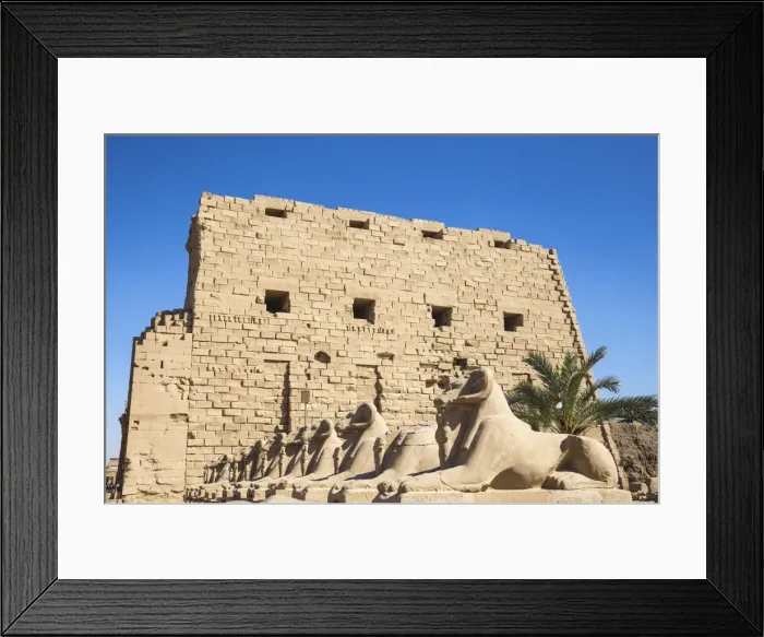 Framed Print : Avenue of Sphinxes, Luxor Temple, UNESCO World Heritage Site, Luxor, Egypt, North Africa Framed Print : Avenue of Sphinxes, Luxor Temple, UNESCO World Heritage Site, Luxor, Egypt, North Africa