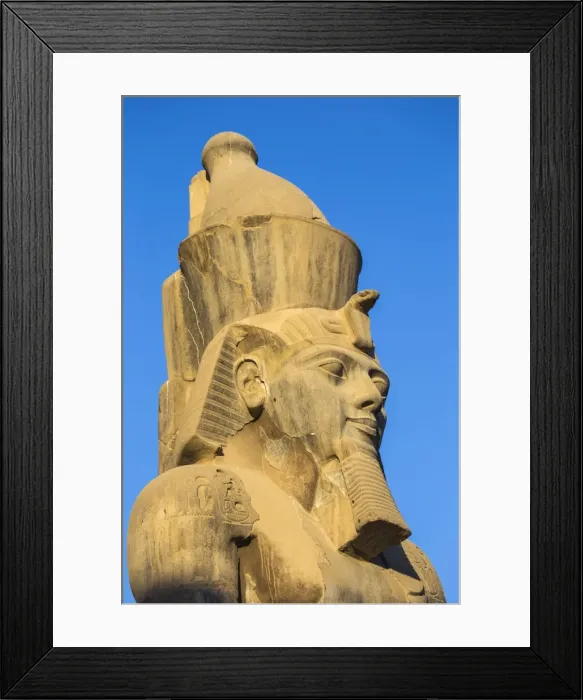 Framed Print : Colossi of Ramesses II in The First Court, Luxor Temple, UNESCO World Heritage Site Framed Print : Colossi of Ramesses II in The First Court, Luxor Temple, UNESCO World Heritage Site