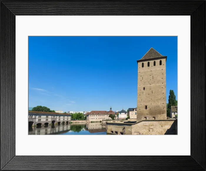 Framed Print : Ponts Couverts over Ill Canal, Strasbourg, Alsace, Bas-Rhin Department, France, Europe Framed Print : Ponts Couverts over Ill Canal, Strasbourg, Alsace, Bas-Rhin Department, France, Europe