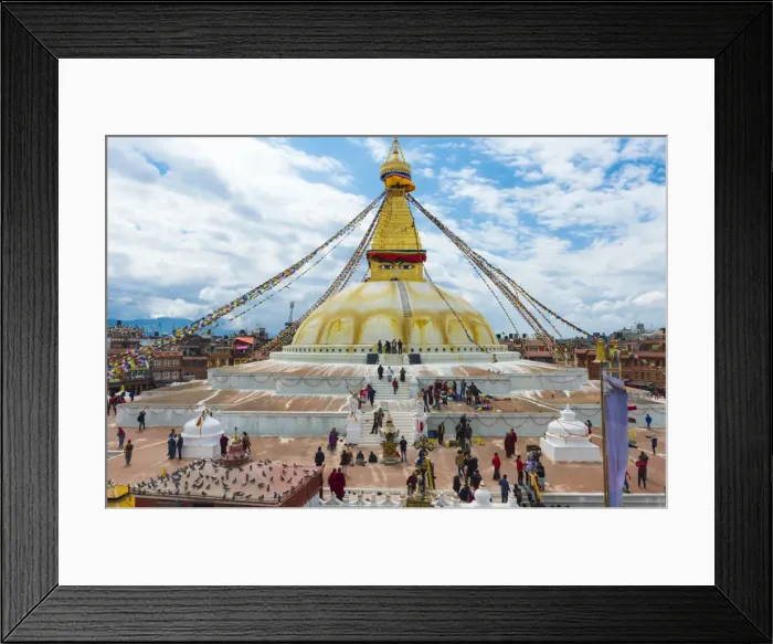 Framed Print : Boudhanath Stupa, largest Asian Stupa, UNESCO World Heritage Site, Kathmandu, Nepal, Asia Framed Print : Boudhanath Stupa, largest Asian Stupa, UNESCO World Heritage Site, Kathmandu, Nepal, Asia