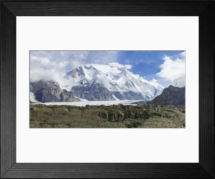 Framed Print : Engilchek Glacier and Khan Tengri Mountain, Central Tian Shan Mountain range, Border of Kyrgyzstan Framed Print : Engilchek Glacier and Khan Tengri Mountain, Central Tian Shan Mountain range, Border of Kyrgyzstan