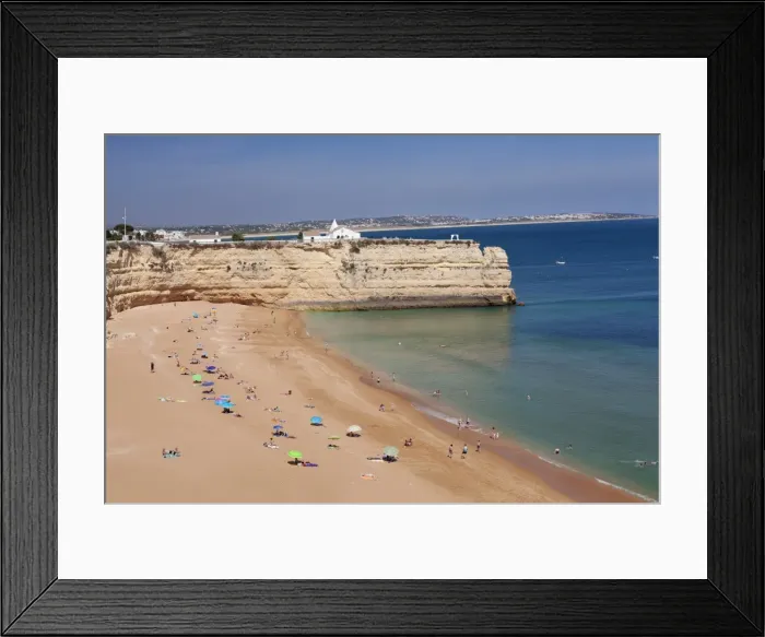 Framed Print : Nossa Senhora da Rocha Chapel, Armacao de Pera, Algarve, Portugal, Europe