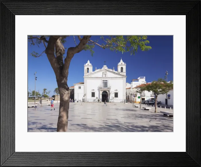 Framed Print : Santa Maria church, Lagos, Algarve, Portugal, Europe Framed Print : Santa Maria church, Lagos, Algarve, Portugal, Europe