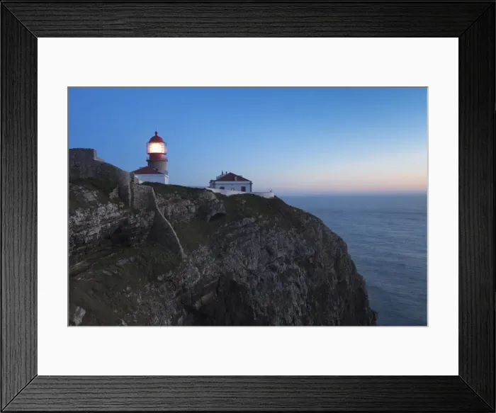 Framed Print : Lighthouse at Cabo de Sao Vicente, Sagres, Algarve, Portugal, Europe Framed Print : Lighthouse at Cabo de Sao Vicente, Sagres, Algarve, Portugal, Europe