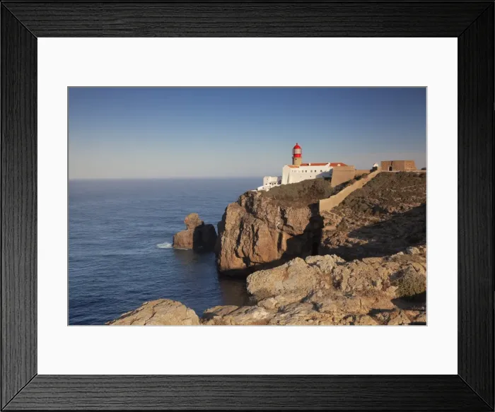 Framed Print : Lighthouse at sunrise, Cabo de Sao Vicente, Sagres, Algarve, Portugal, Europe Framed Print : Lighthouse at sunrise, Cabo de Sao Vicente, Sagres, Algarve, Portugal, Europe