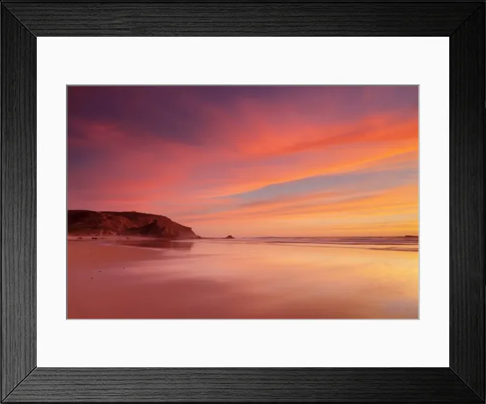 Framed Print : Praia do Amado beach at sunset, Carrapateira, Costa Vicentina, west coast, Algarve Framed Print : Praia do Amado beach at sunset, Carrapateira, Costa Vicentina, west coast, Algarve