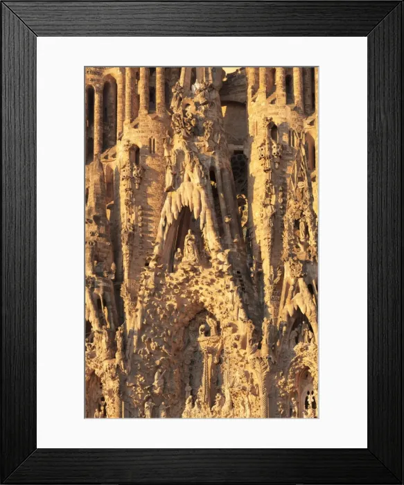 Framed Print : Facade of the Nativity, Sagrada Familia, by architect Antonio Gaudi, UNESCO World Heritage Site Framed Print : Facade of the Nativity, Sagrada Familia, by architect Antonio Gaudi, UNESCO World Heritage Site