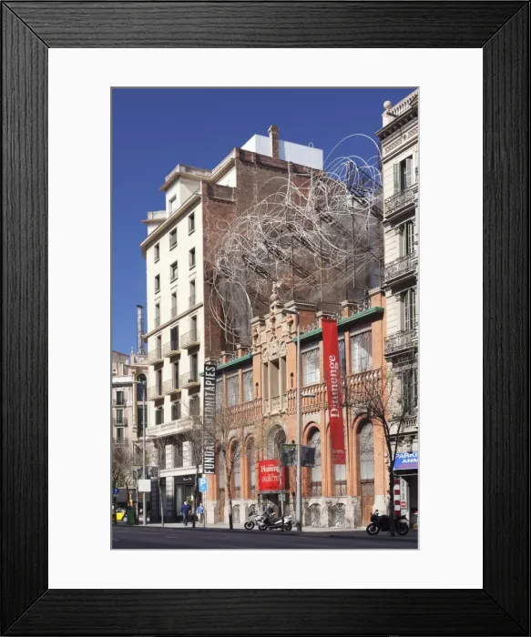 Framed Print : Fundacio Antoni Tapies, Museum, architect Lluis Domenech i Montaner, Barcelona, Catalonia Framed Print : Fundacio Antoni Tapies, Museum, architect Lluis Domenech i Montaner, Barcelona, Catalonia