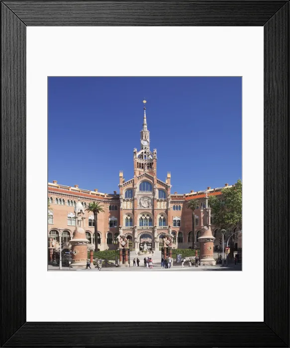 Framed Print : Hospital de la Santa Creu i Sant Pau (Hospital of the Holy Cross and St Framed Print : Hospital de la Santa Creu i Sant Pau (Hospital of the Holy Cross and St