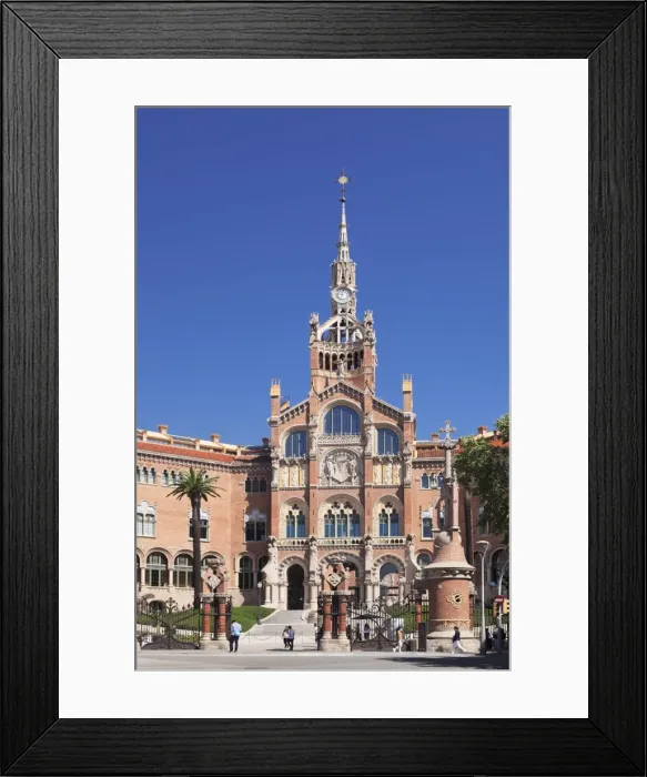Framed Print : Hospital de la Santa Creu i Sant Pau (Hospital of the Holy Cross and St Framed Print : Hospital de la Santa Creu i Sant Pau (Hospital of the Holy Cross and St