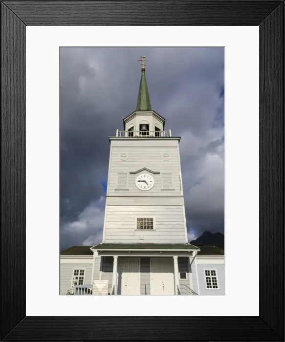 Framed Print : St. Michaels Cathedral, historic Russian Orthodox building, rare sunny day, Sitka Framed Print : St. Michaels Cathedral, historic Russian Orthodox building, rare sunny day, Sitka