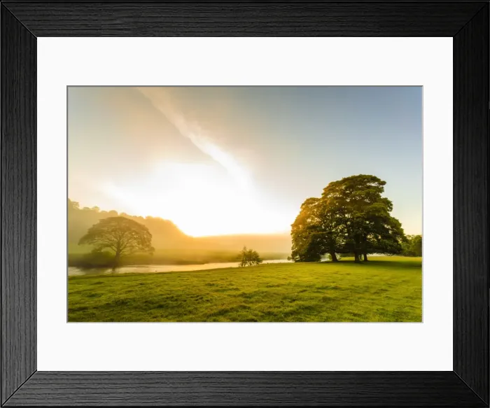 Framed Print : Autumn (fall) morning mist and the River Derwent, Chatsworth Park, home of the Duke of Devonshire Framed Print : Autumn (fall) morning mist and the River Derwent, Chatsworth Park, home of the Duke of Devonshire