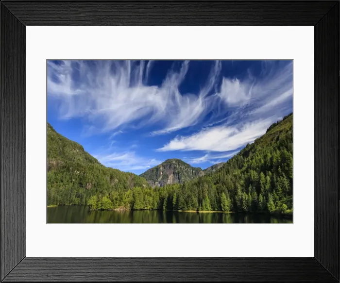 Framed Print : Rudyerd Bay, float plane and spectacular clouds, beautiful day, Misty Fjords National Monument Framed Print : Rudyerd Bay, float plane and spectacular clouds, beautiful day, Misty Fjords National Monument