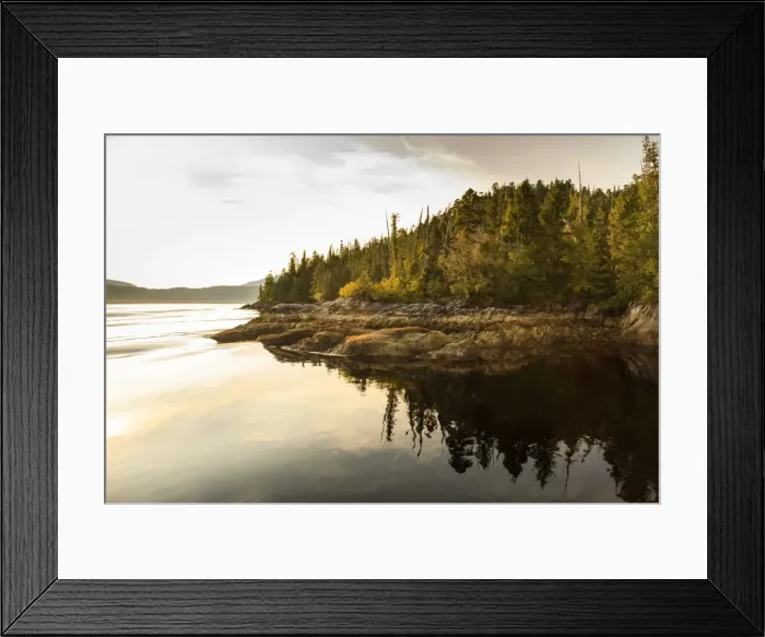 Framed Print : Winstanley Island late afternoon reflections, Misty Fjords National Monument, Tongass Framed Print : Winstanley Island late afternoon reflections, Misty Fjords National Monument, Tongass