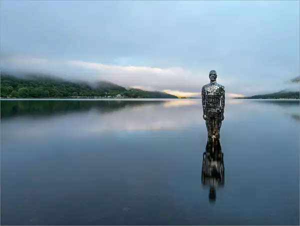 Mirror Man of Loch Earn, Highlands, Scotland, United Kingdom, Europe