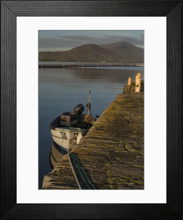 Framed Print : Knightstown Harbour, County Kerry, Munster, Republic of Ireland, Europe