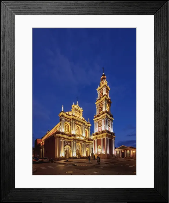 Framed Print : Saint Francis Church, twilight, Salta, Argentina, South America Framed Print : Saint Francis Church, twilight, Salta, Argentina, South America