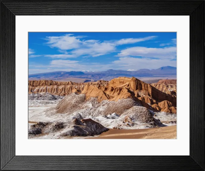 Framed Print : Valle de la Luna (Valley of the Moon), near San Pedro de Atacama, Atacama Desert Framed Print : Valle de la Luna (Valley of the Moon), near San Pedro de Atacama, Atacama Desert